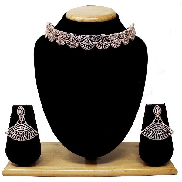american diamond necklace set