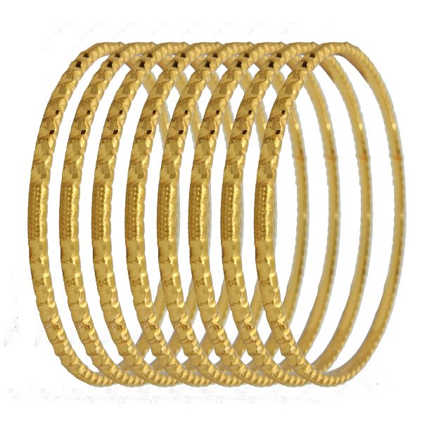  Gold Plated Shagun Bangle, Occasion : Anniversary, Engagement, Gift, Party, Party Wear