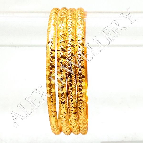  Gold Plated Shagun Bangle, Occasion : Anniversary, Casual Wear, Engagement, Gift, Party