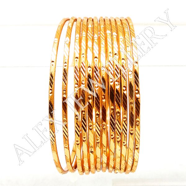  Gold Plated Shagun Bangle, Occasion : Anniversary, Casual Wear, Gift, Party, Wedding