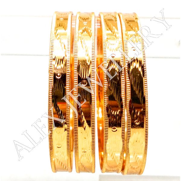  Gold Plated Shagun Bangle, Occasion : Anniversary, Casual Wear, Gift, Party, Wedding