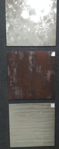 Mild Steel Metallic Floor Tiles, Shape : Square