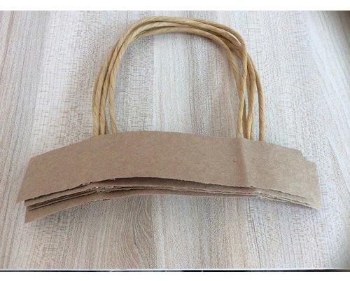 Rope Twisted Paper Handle, Color : Brown