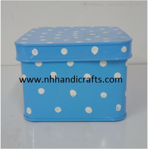 N H HANDICRAFTS    METAL BOXES