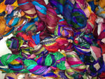 Silk Ribbon Yarn, for Clothing, Festival, Gifting, Pattern : Printed