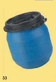 20 Ltrs Capacity Open Mouth Barrel With Center Handle Cap