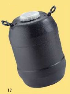 50 Ltrs Round Wide Mouth Barrels, Color : Grey
