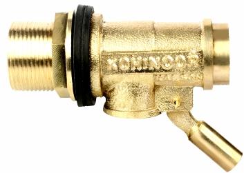 Round High Kohinoor Brass Ball Cock, for Fittings, Sanitary Fitting, Pattern : Plain