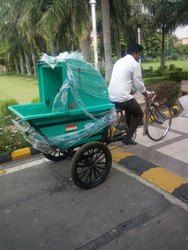 Garbage Cycle Rickshaws, Color : Green
