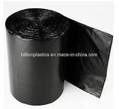 Plain Plastic LDPE Trash Bag, Color : Black