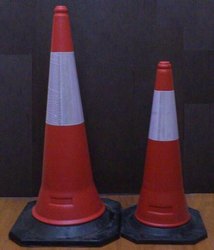 PVC Traffic Cones, Color : Red White