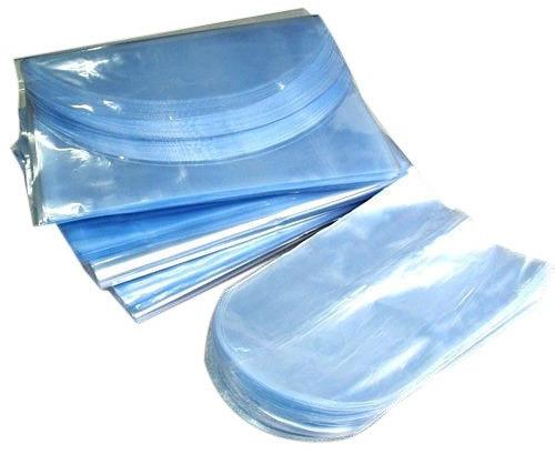 Plain PVC Polyolifin Heat Shrink Bags, Color : Blue