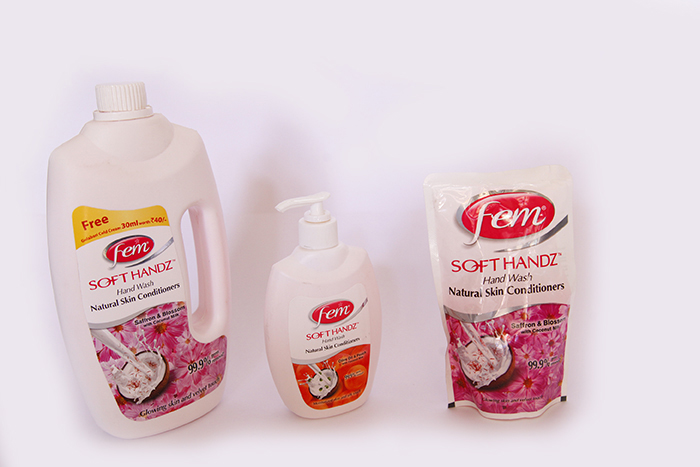 Fem Soft Handz Hand Wash, for Home, Office, Feature : Skin Friendly