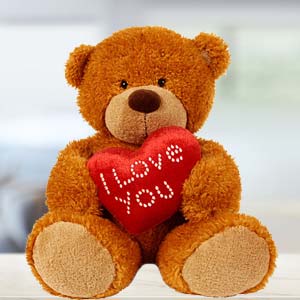 I Love You Teddy Bear, for Baby Playing, Gifting, Packaging Type : Cartoon Box