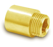 Coated Brass Grohe Nipple, Technics : High Density Polyethylene