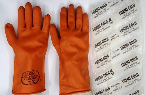 Acid Alkali Proof Rubber Hand Gloves