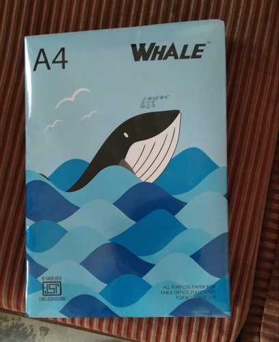 Whale copier paper, Size : A4
