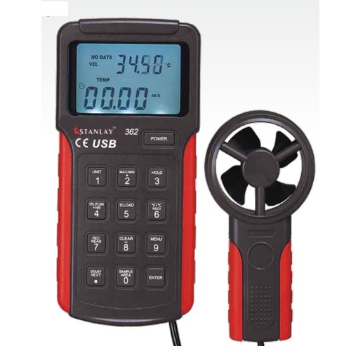 Stanlay Handheld Digital Anemometer, Display Type : LCD display