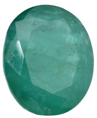 Oval Emerald Gemstone, Color : Green