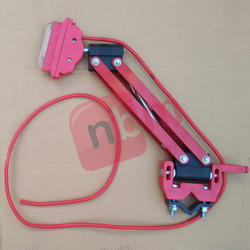 Aluminium Double Arm Current Collector, Color : Red