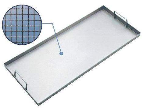Stainless steel Mesh Trays, Size : 1000 mm x 450 mm x 40 mm