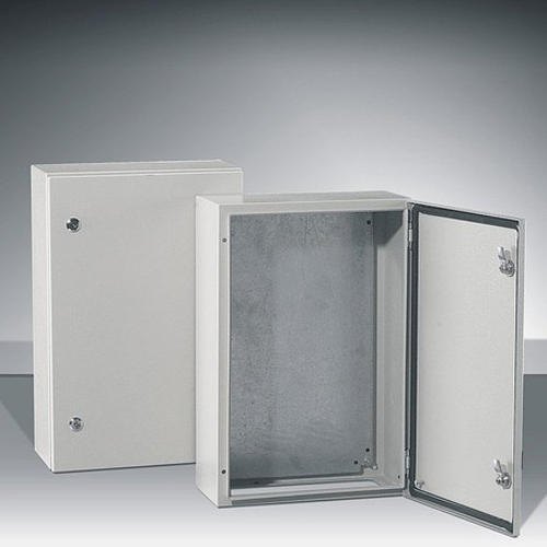 Rectangular Mild steel Control Panel Enclosure, Color : Grey, Silver