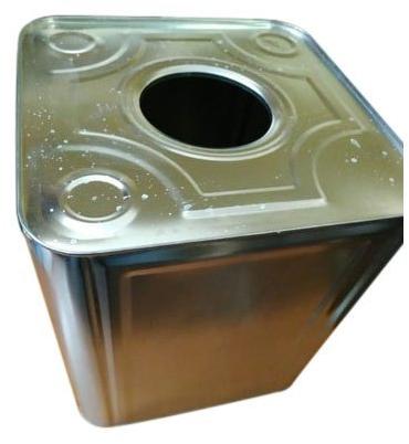 Rectangular Tin Container, for Vegetable Ghee Packaging, Pattern : Printed