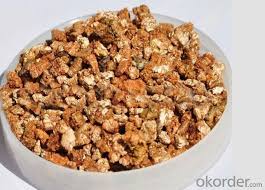 Golden Vermiculite, Feature : Can be molded when heated, Non-toxic, Non-combustible
