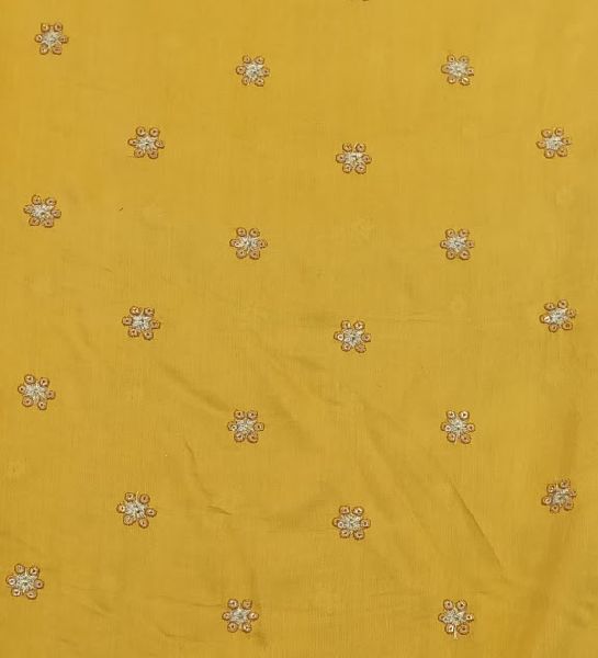 Butti Work Silk Fabric