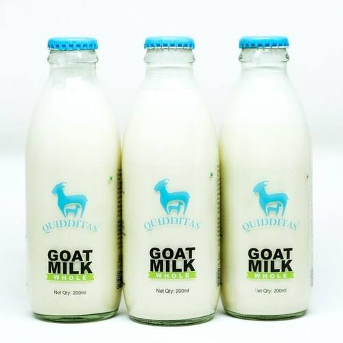 Sterilized Goat Milk 200 ML Bottle