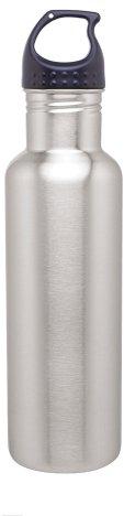 Stainless Steel Water Bottle, Color : Silver