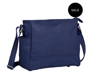 Ladies Blue Leather Tote Bag
