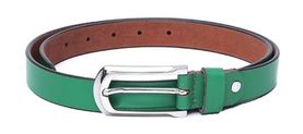 Ladies Green Leather Belt