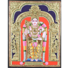 Multicolor Raja Alankaram Murugan Tanjore Painting by Mangala Arts from ...