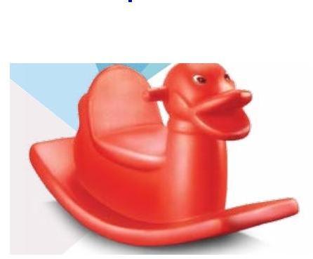 Duck Rocker Toy, Color : Multicolor