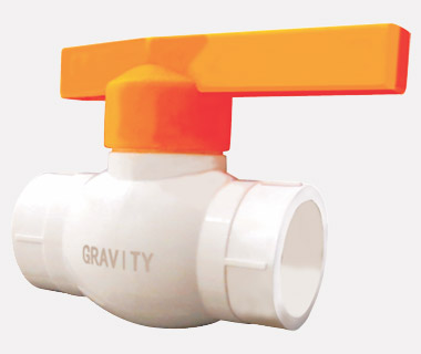 High 1 Inch Thread UPVC Ball Valve, for Water Fitting, Pattern : Plain
