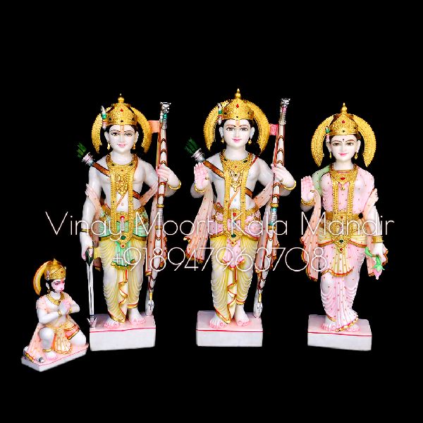 Marble Ram Darbar Marble Statue For Garden Home Office Shop Size