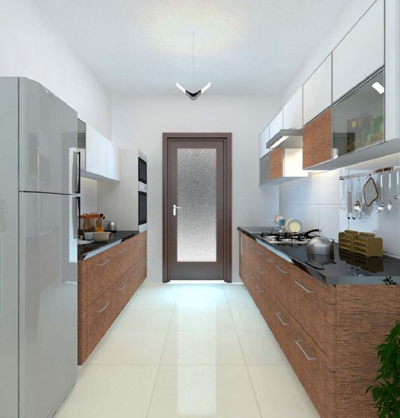 Parallel Shaped Kitchen