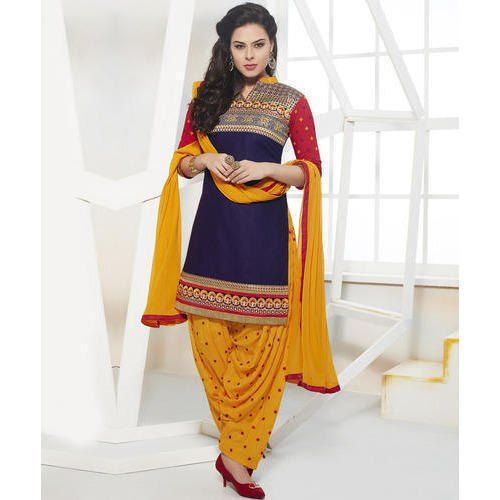 Ladies Cotton Patiala Suit