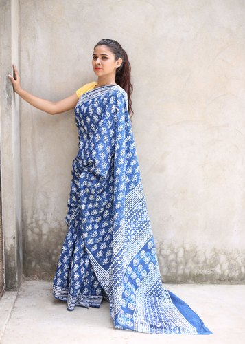 Lifelike Collection Printed Ladies Cotton Saree, Occasion : Casual Wear