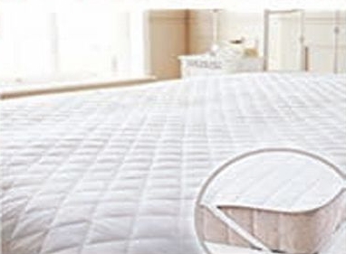 Cotton Plain mattress protector, Technics : Handloom