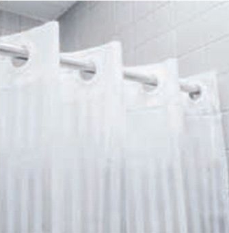Plain Net Shower Curtain, Technics : Machine Made