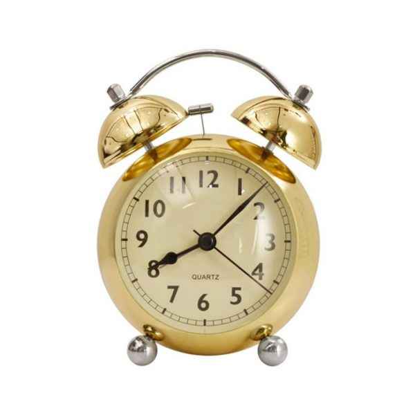 Golden Alarm Clock