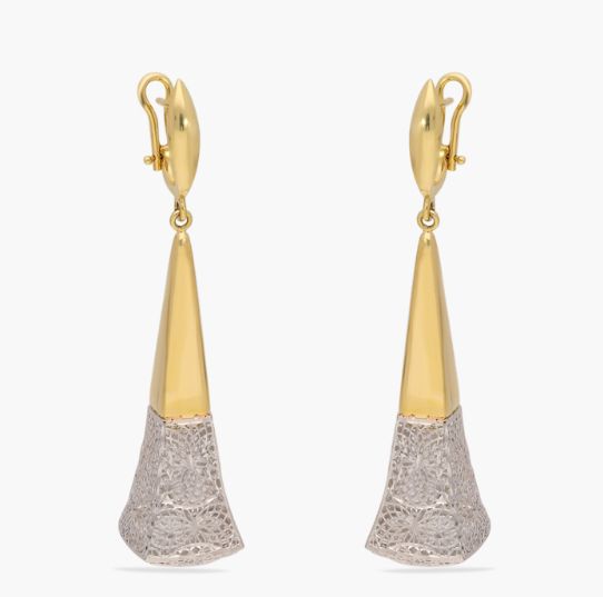 Gold Hanging Earring, Style : Antique