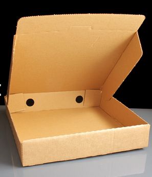 Plain Paper Corrugated Pizza Box, Size : Standard