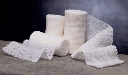 Cotton Rolled Bandage, Packaging Type : Paper with polythene