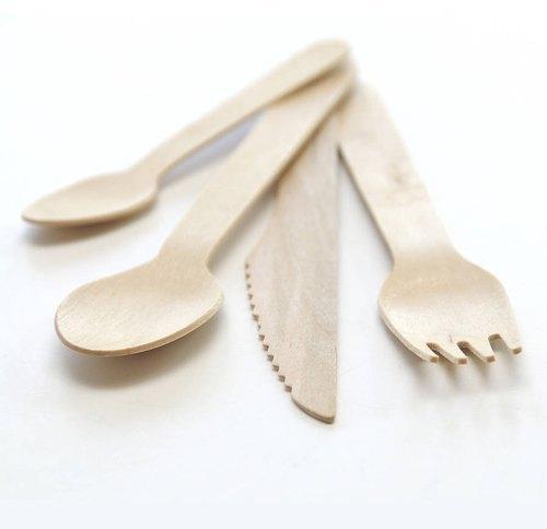 Wooden Cutlery Kit, Color : Brown