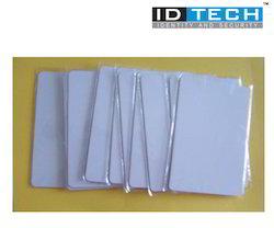 PVC Rectangular Proximity Cards, Color : Plain White