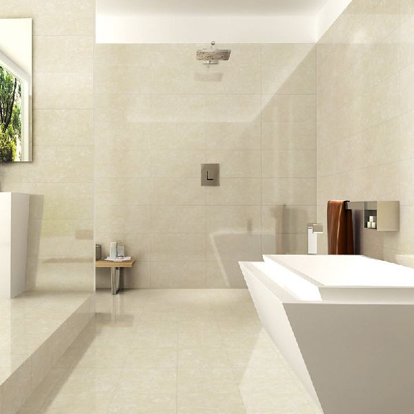 Rectangle 100 x 400mm Ivory Wall Tiles