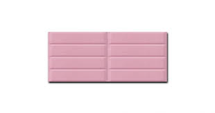 Rectangle 75 X 300mm Pink Wall Tiles